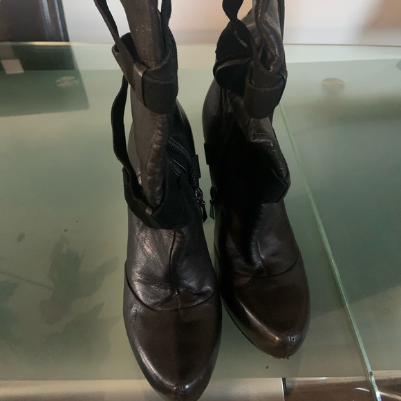 Black Leather Boots